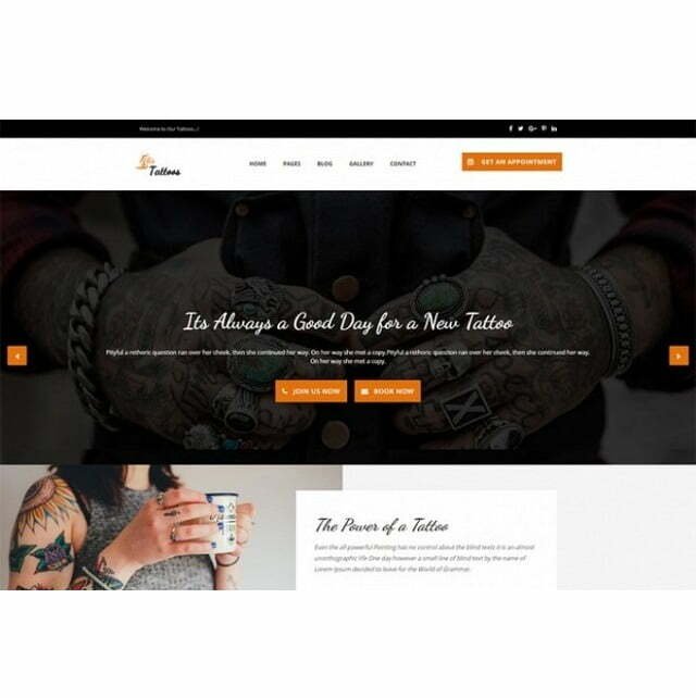 Tattoo - HTML Template