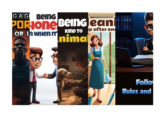 5 Kid’s Good Behavior Stories - eBook with Resell Rights