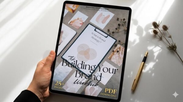 Brand Discovery Workbook, Interactive Branding Guide with Questionnaires and Brand Identity