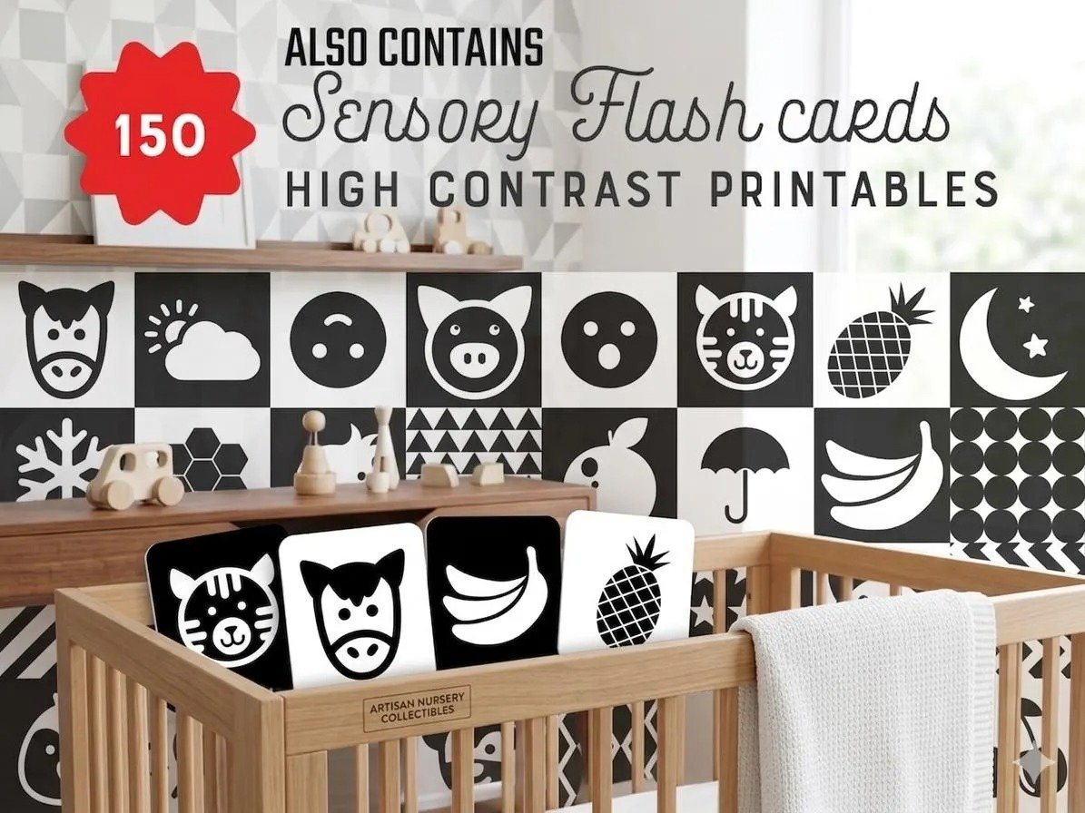 Toddler Learning Materials for Homeschool Decor, Educational Posters and Flash Cards Mega Bundle