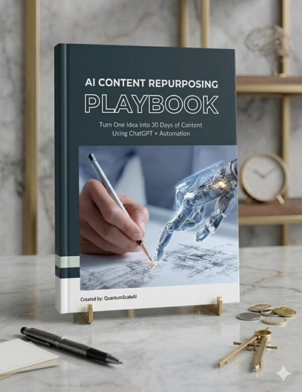 AI Playbook Repurpose Content with ChatGPT | Automate Your 30-Day Content Calendar